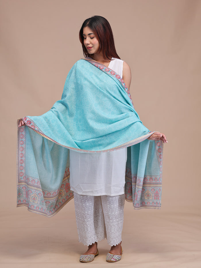 Women's Printed Wool Shawl