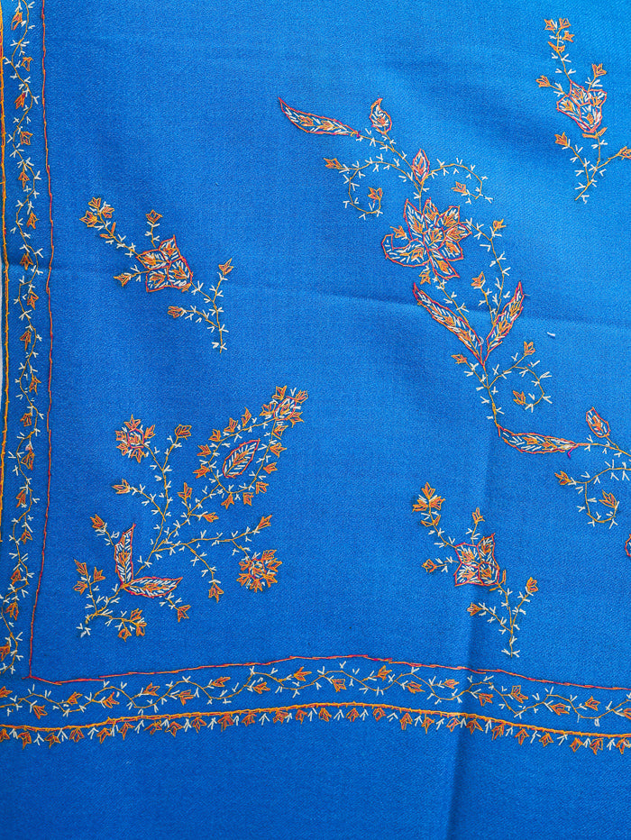 Women's Hand Embroidered Pure Wool Shawl