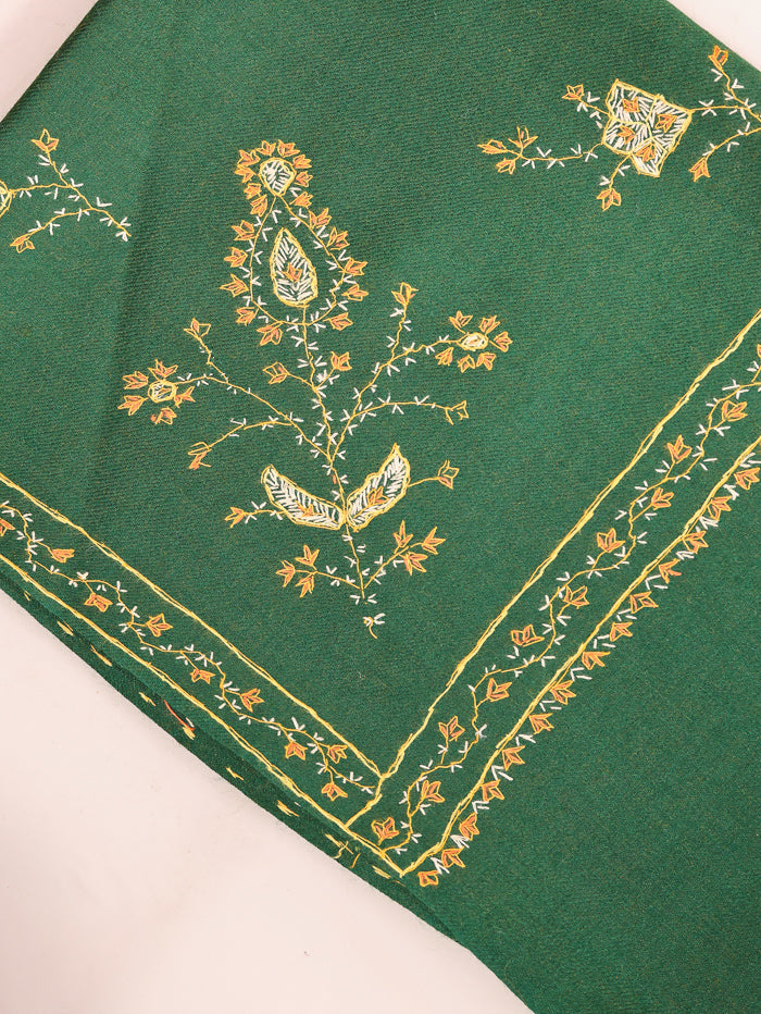 Women's Hand Embroidered Pure Wool Shawl