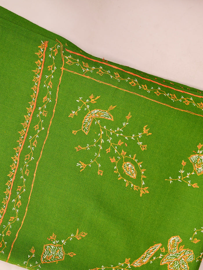 Women's Hand Embroidered Pure Wool Shawl