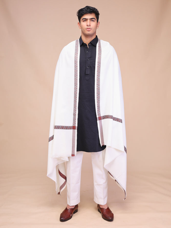 पुरुषों के लिए ऊनी ऐक्रेलिक शॉल