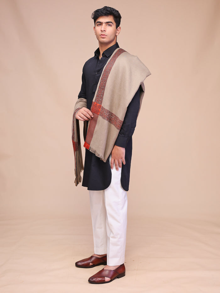 पुरुषों के लिए ऊनी ऐक्रेलिक शॉल