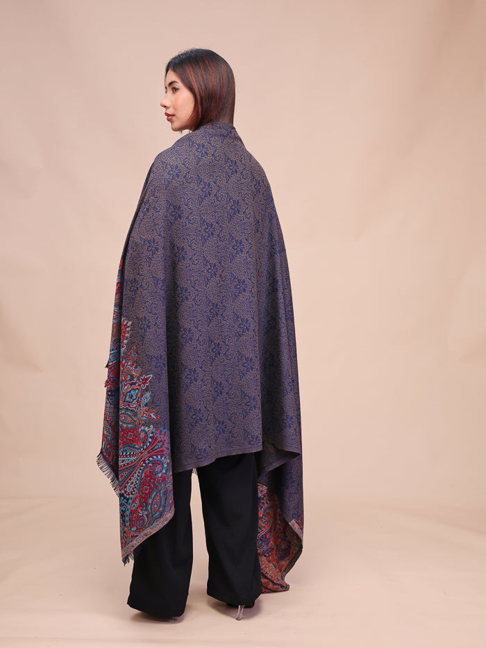 Women's Jamawar Wool Shawl