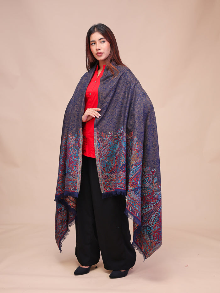 Women's Jamawar Wool Shawl