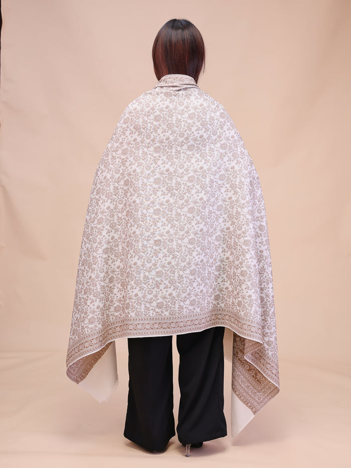 Women's Jamawar Wool Shawl