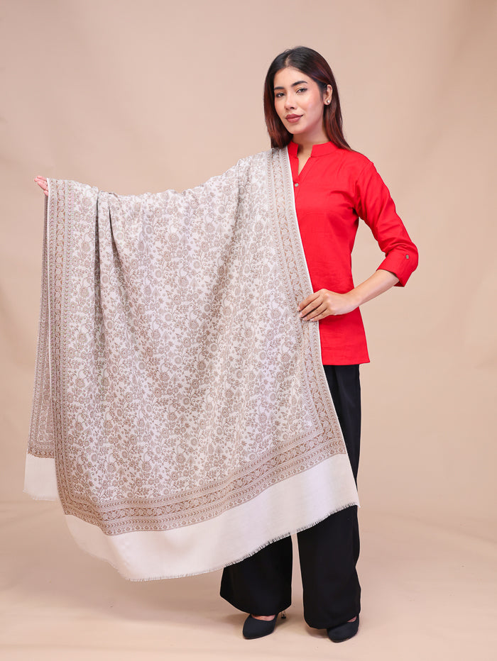 Women's Jamawar Wool Shawl