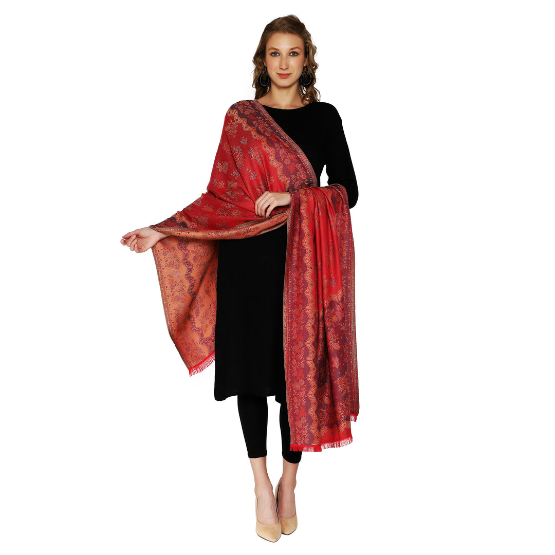 Women's Jamawar Wool Stole