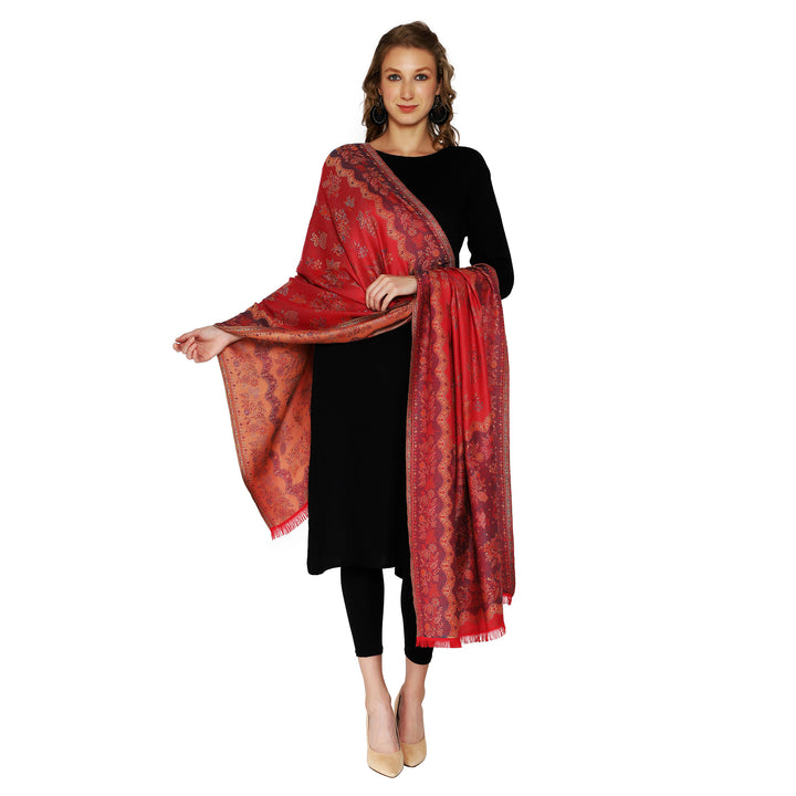 Women's Jamawar Wool Stole