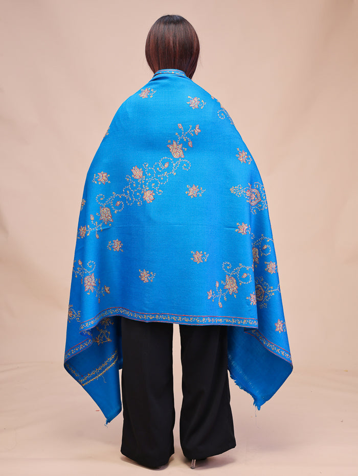 Women's Hand Embroidered Pure Wool Shawl
