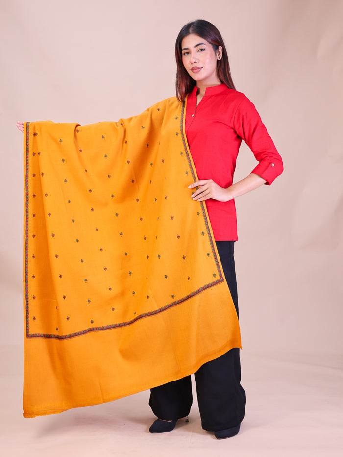 Women's Hand Embroidered Wool Shawl