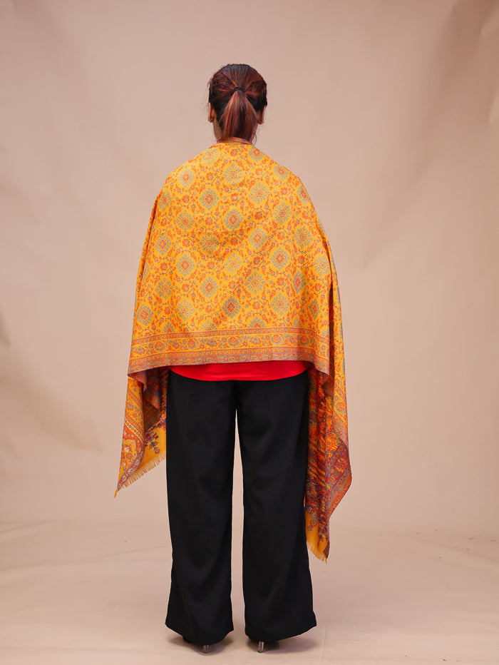 Women's Woven Design Wool Stole