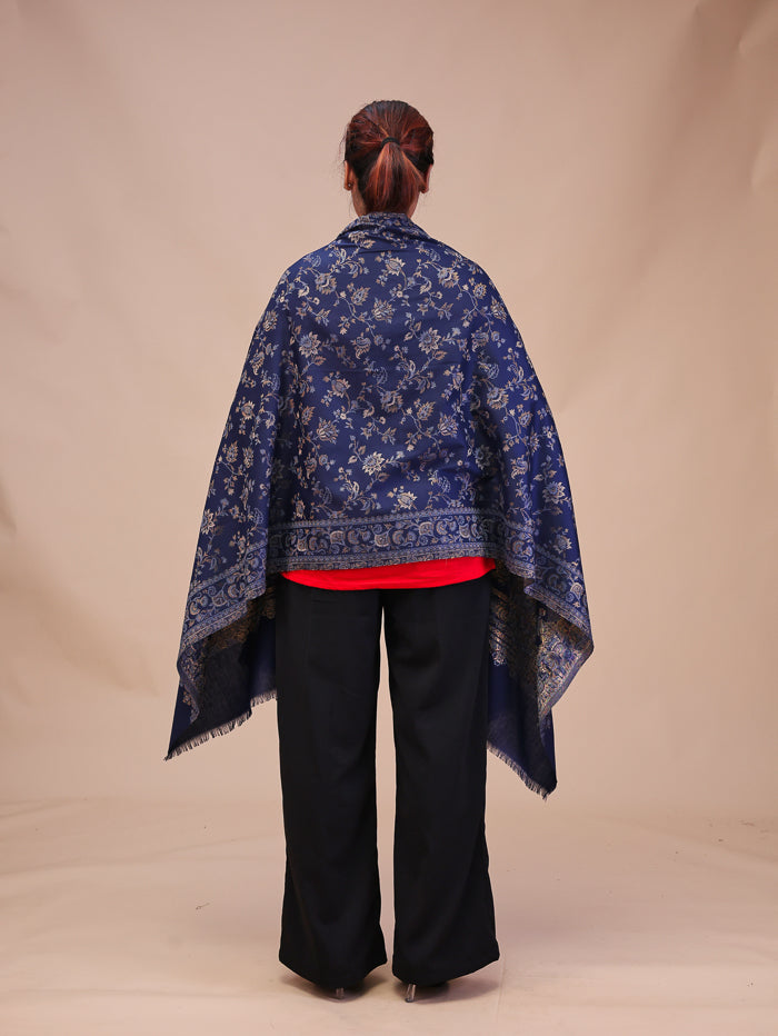 Women's Woven Design Wool Stole