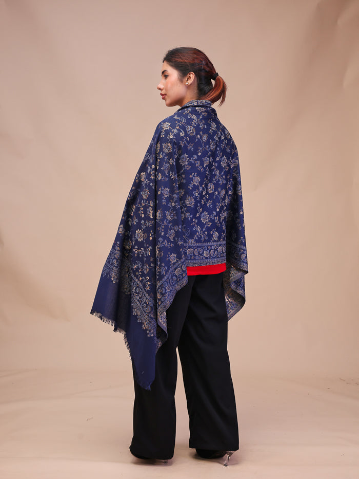 Women's Woven Design Wool Stole