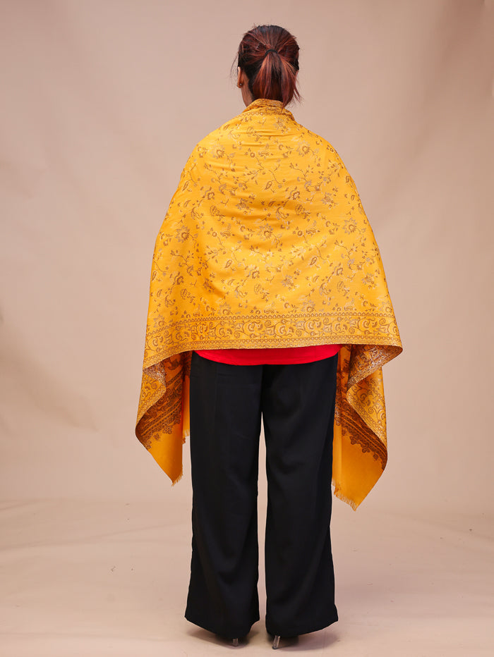 Women's Woven Design Wool Stole