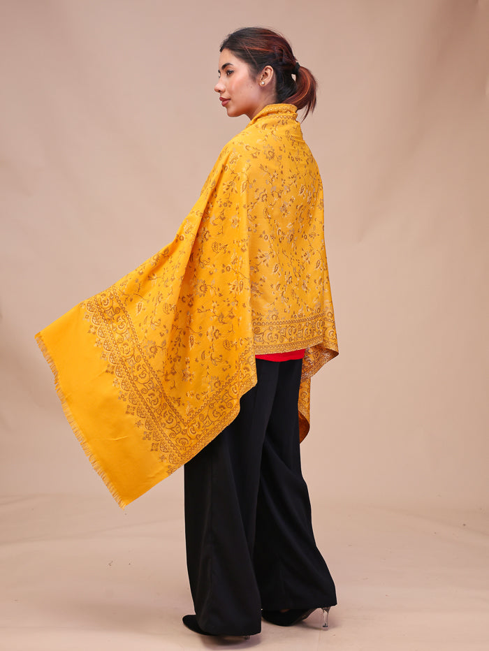 Women's Woven Design Wool Stole