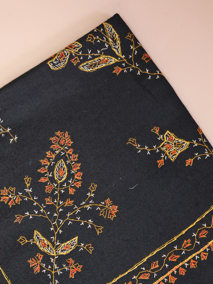 Women's Hand Embroidered Pure Wool Shawl