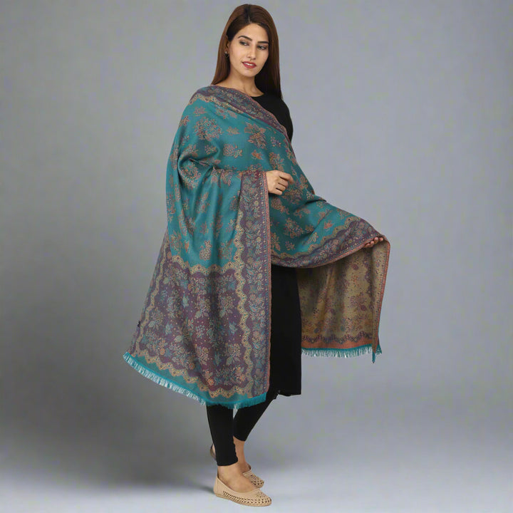 Women's Jamawar Wool Stole