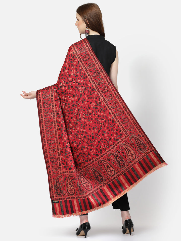 Women's Paisley Jamawar Acrylic Wool Shawl