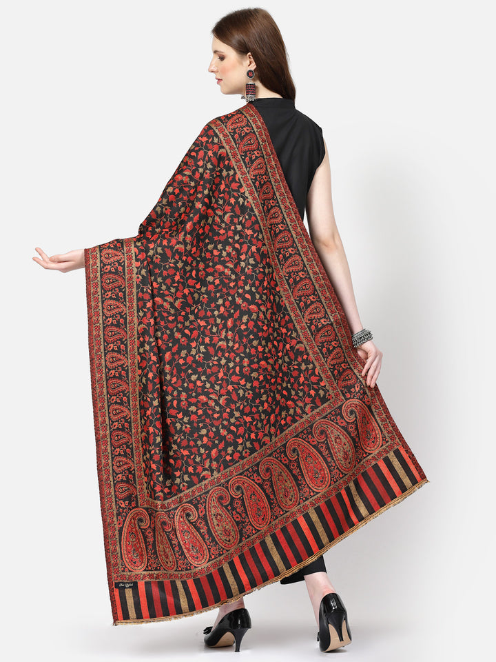 Women's Paisley Jamawar Acrylic Wool Shawl