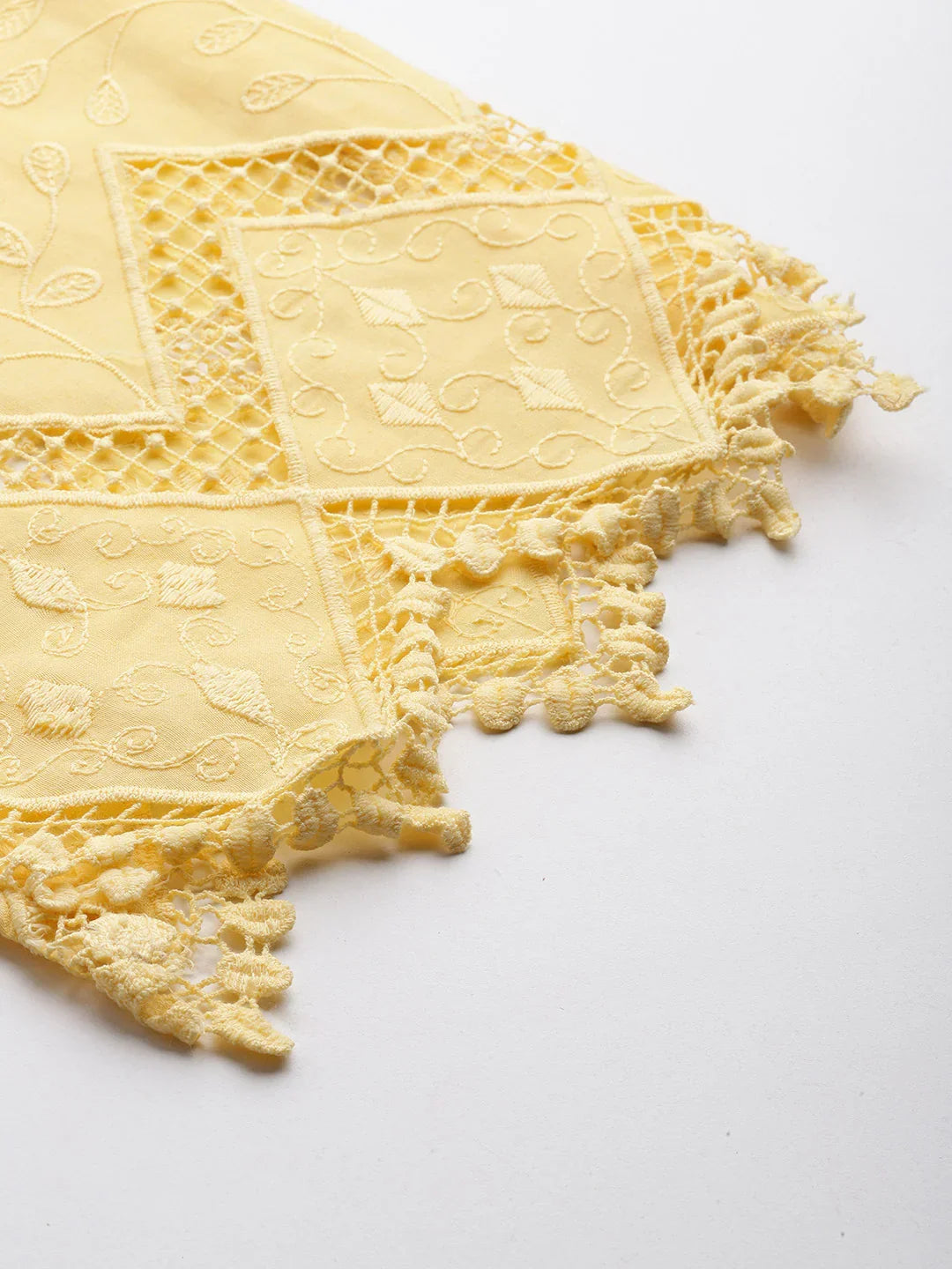 Multicolour cotton kaftan kurta — batwing sleeves and adjustable waist drawstring detail | SWI Stylish