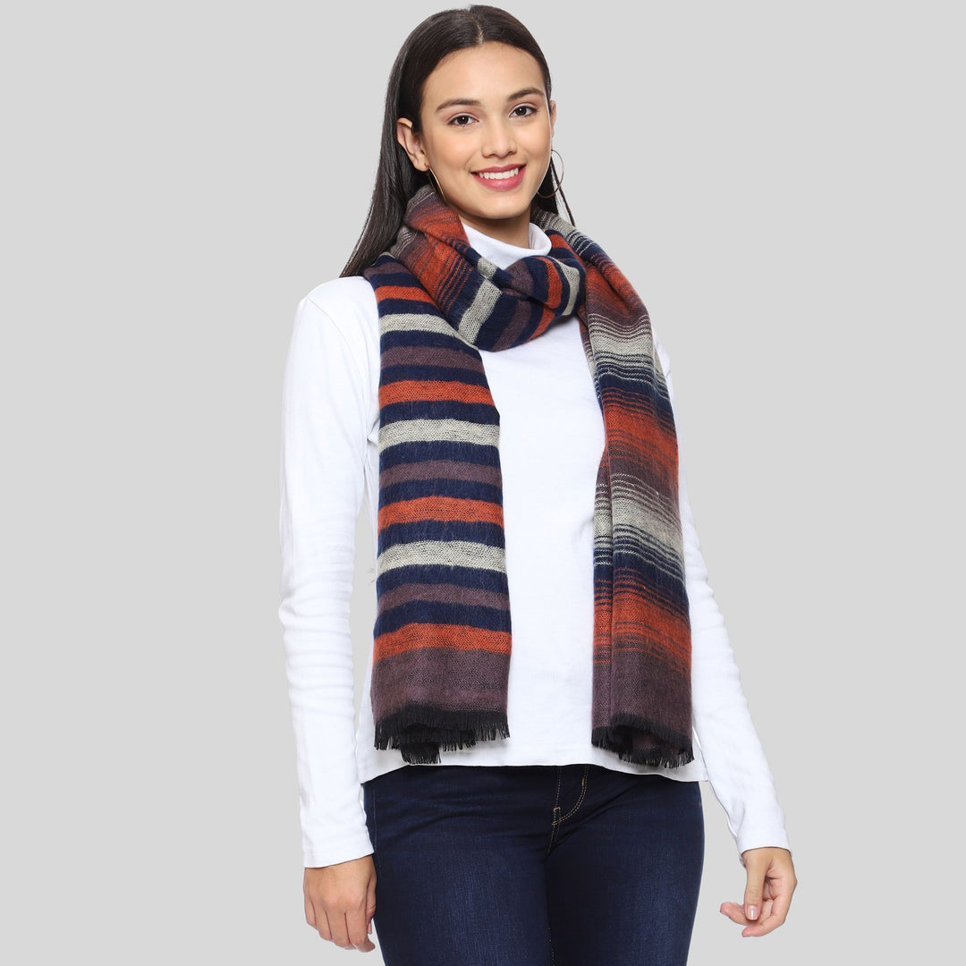 Women's Soft Feel Warm Wool Muffler/Scarf/Stole