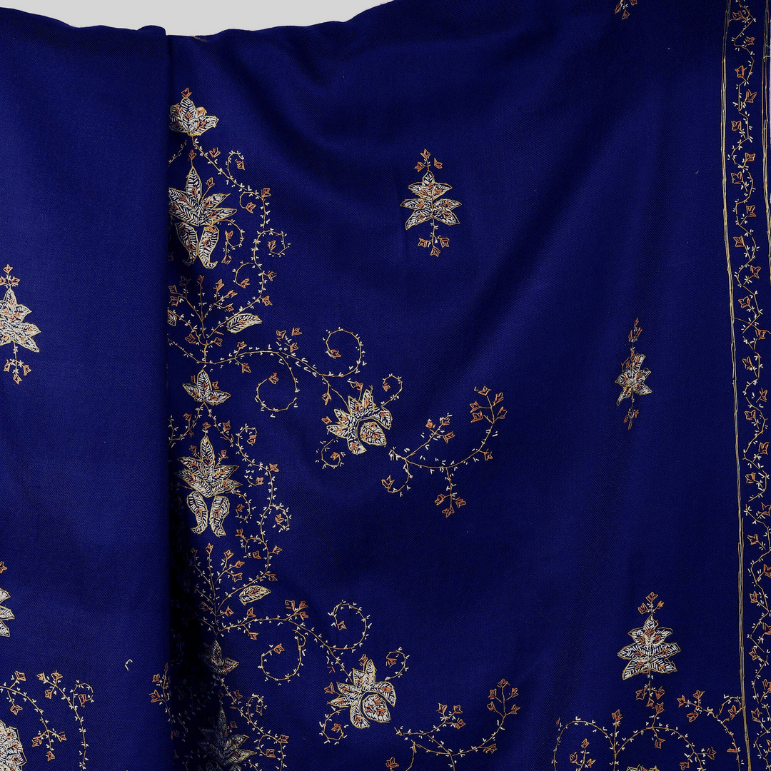 Women's Hand Embroidered Wool Shawl