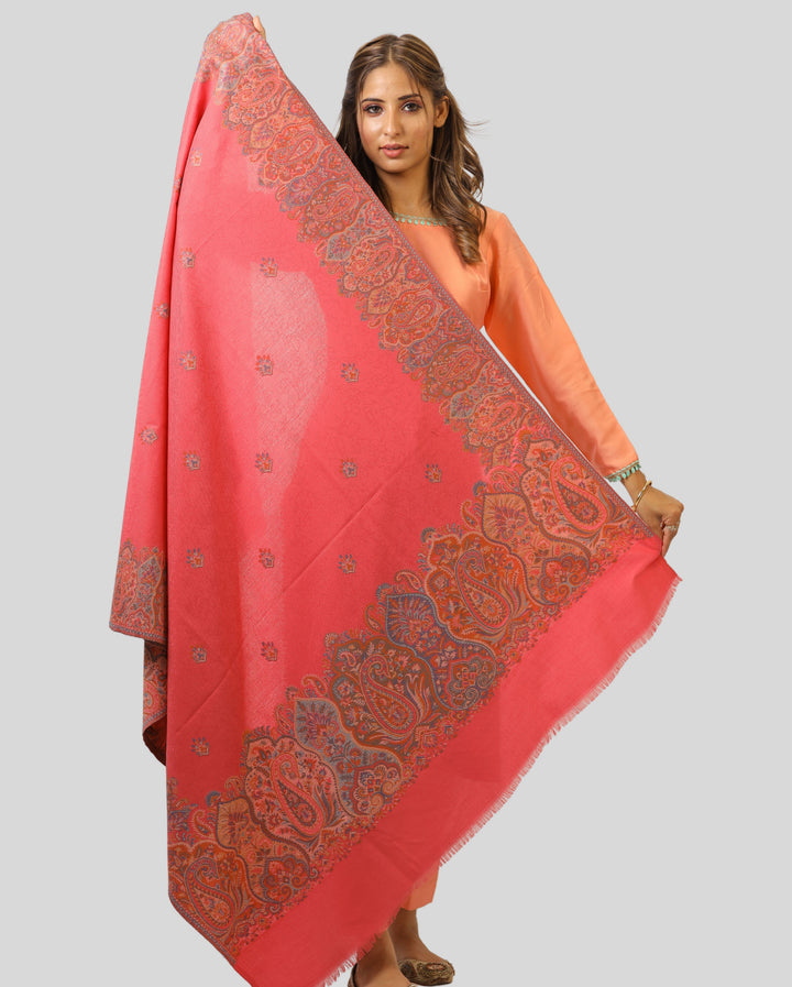 Women's Jamawar Wool Shawl