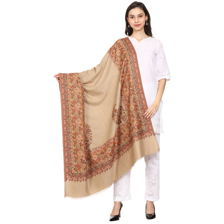 Women's Jamawar Wool Shawl