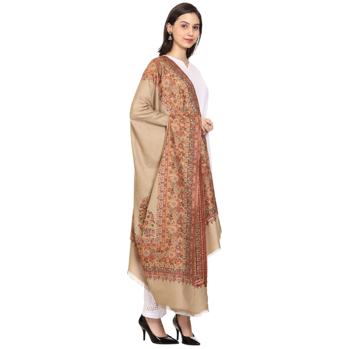 Women's Jamawar Wool Shawl
