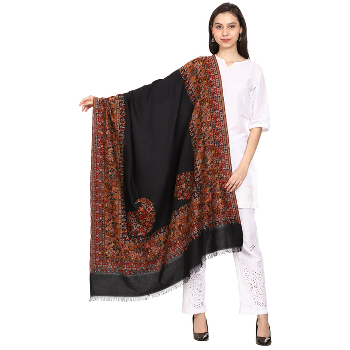 Women's Jamawar Wool Shawl