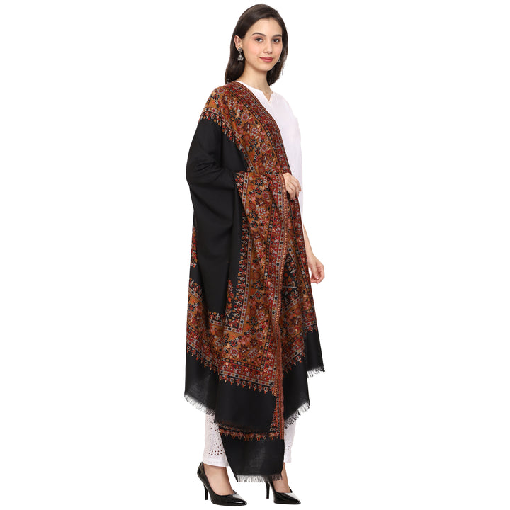 Women's Jamawar Wool Shawl