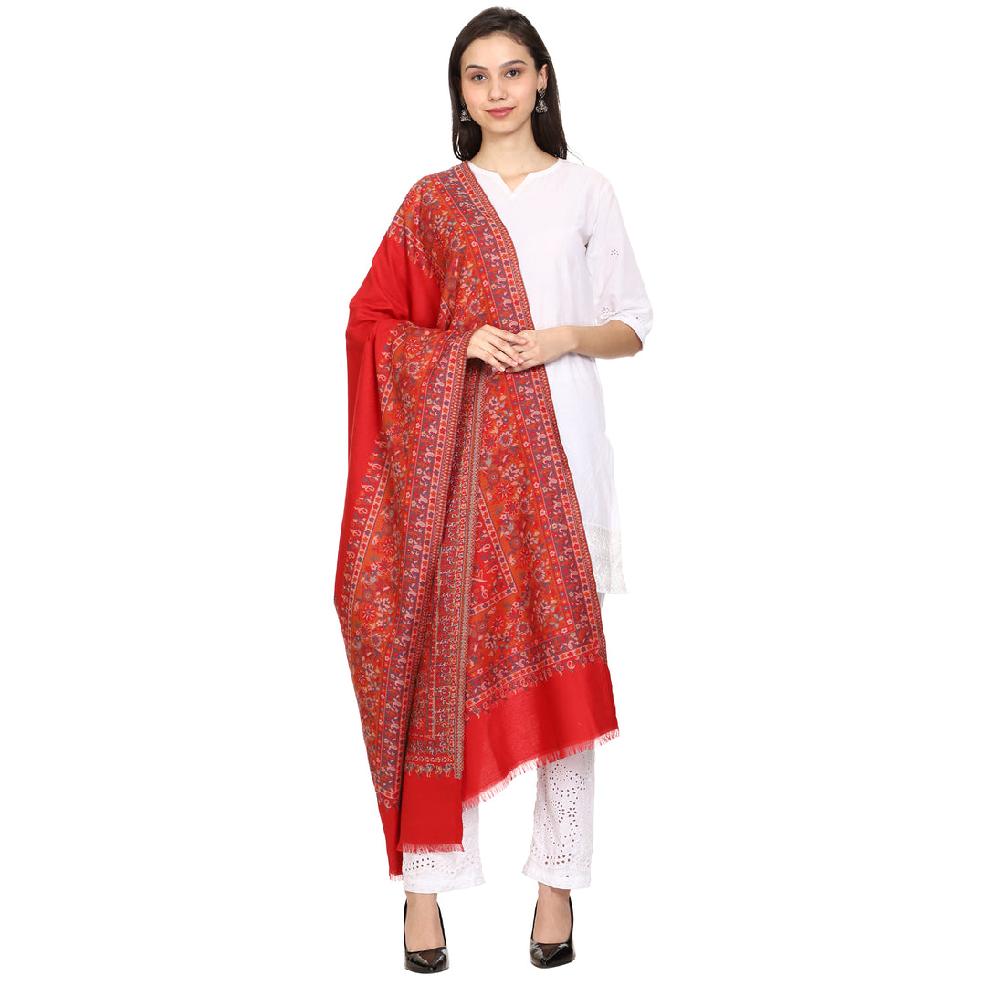 Women's Jamawar Wool Shawl
