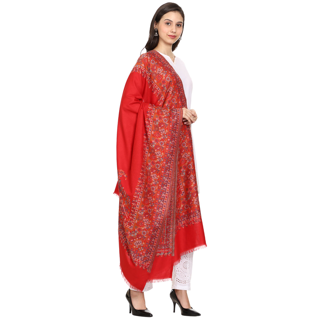 Women's Jamawar Wool Shawl