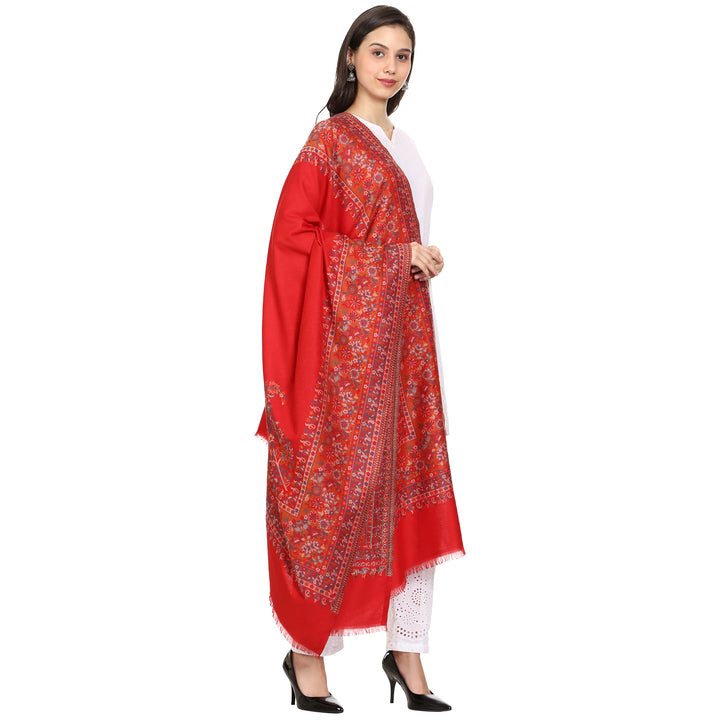 Women's Jamawar Wool Shawl
