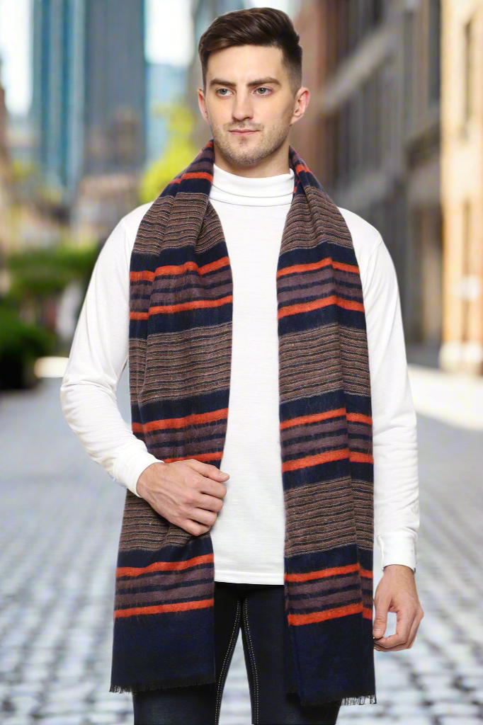 Men's Soft Feel Warm Wool Muffler/Scarf/Stole
