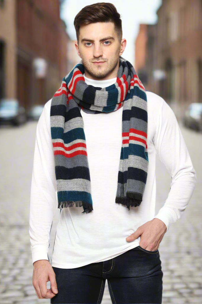 Men's Soft Feel Warm Wool Muffler/Scarf/Stole