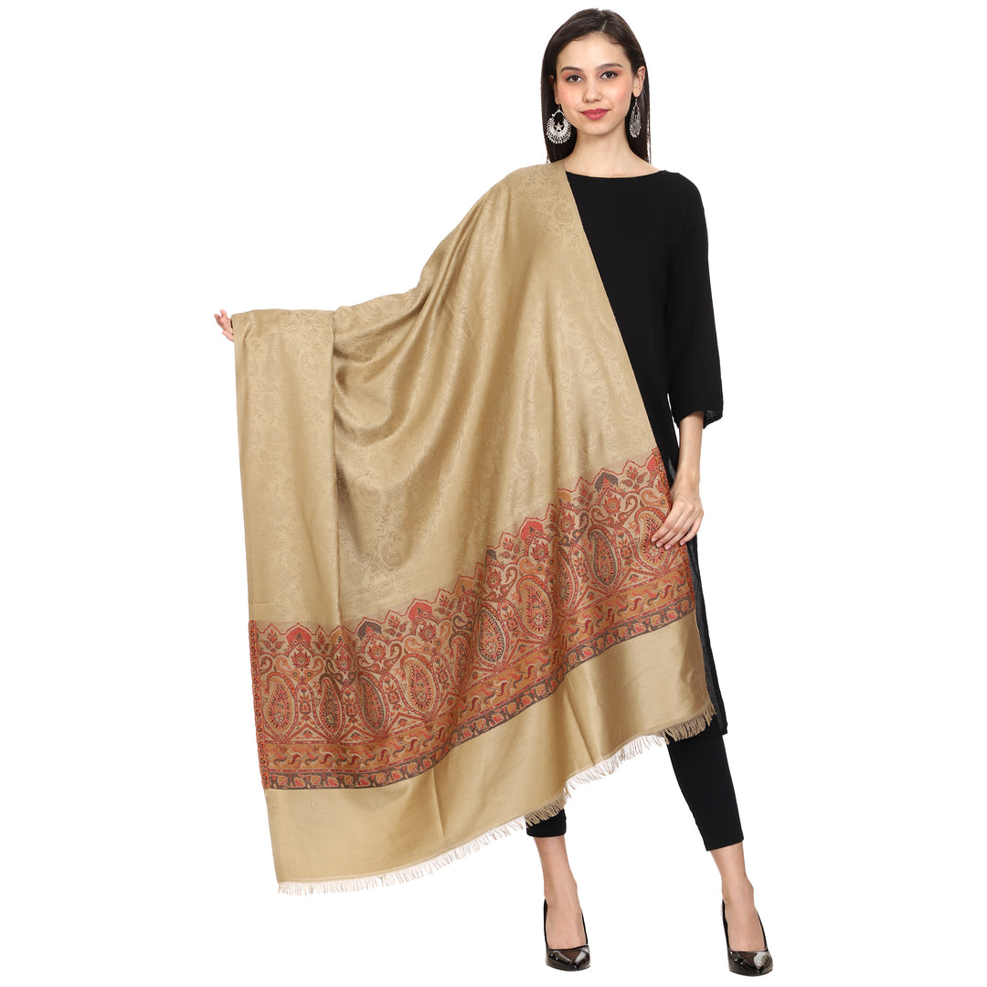 Women's Jamawar Wool Shawl