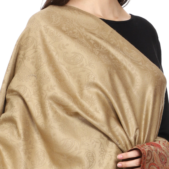 Women's Jamawar Wool Shawl