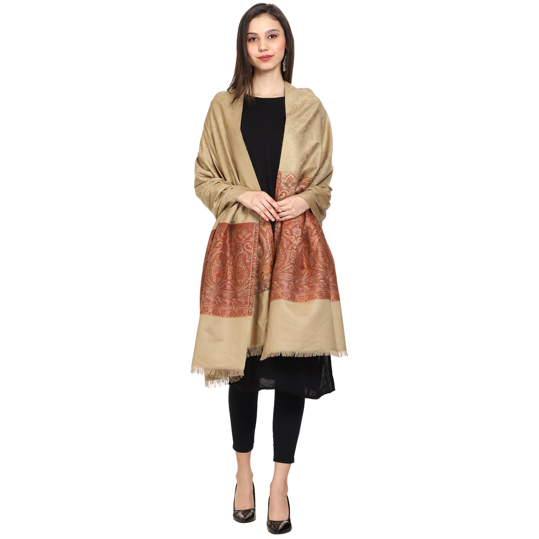 Women's Jamawar Wool Shawl