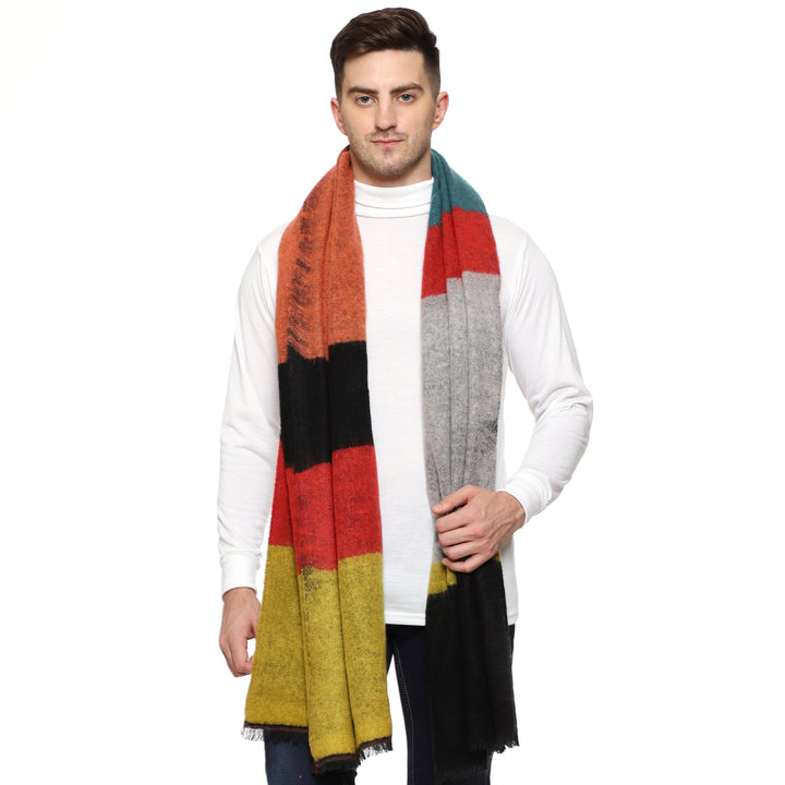 Men's Soft Feel Warm Wool Muffler/Scarf/Stole