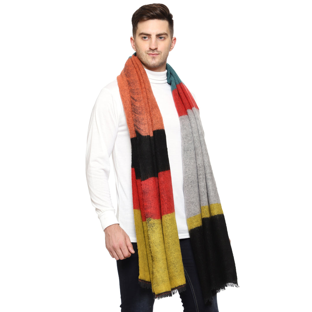 Men's Soft Feel Warm Wool Muffler/Scarf/Stole