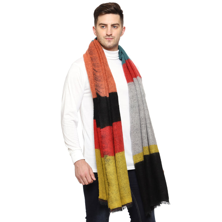 Men's Soft Feel Warm Wool Muffler/Scarf/Stole