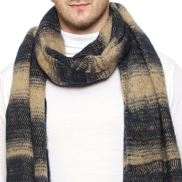 Men's Soft Feel Warm Wool Muffler/Scarf/Stole