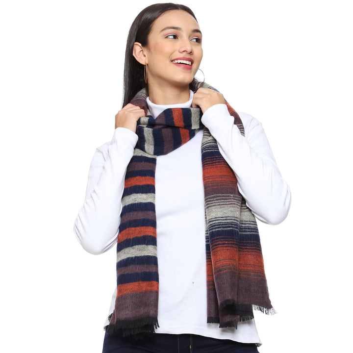 Women's Soft Feel Warm Wool Muffler/Scarf/Stole