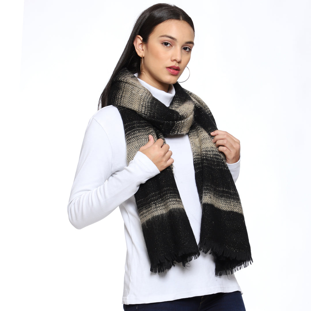 Women's Soft Feel Warm Wool Muffler/Scarf/Stole