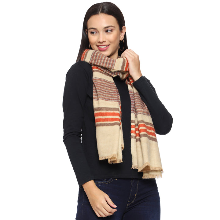 Women's Soft Feel Warm Wool Muffler/Scarf/Stole