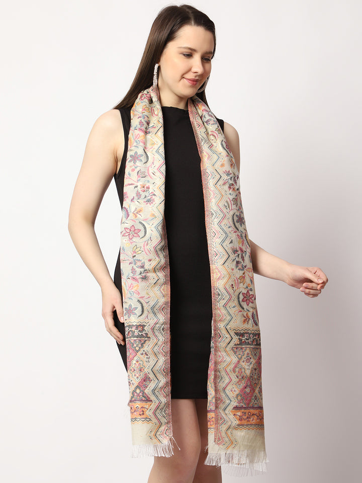 Women's Silk Kani Wool Stole