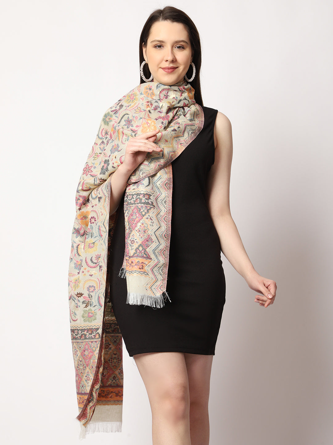 Women's Silk Kani Wool Stole