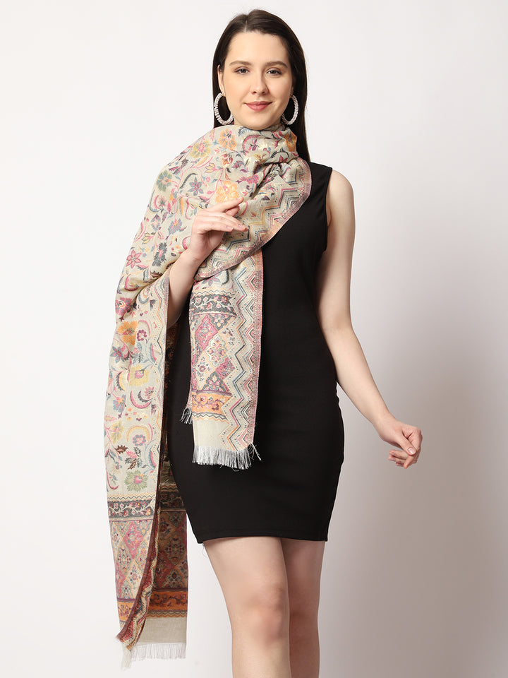 Women's Silk Kani Wool Stole