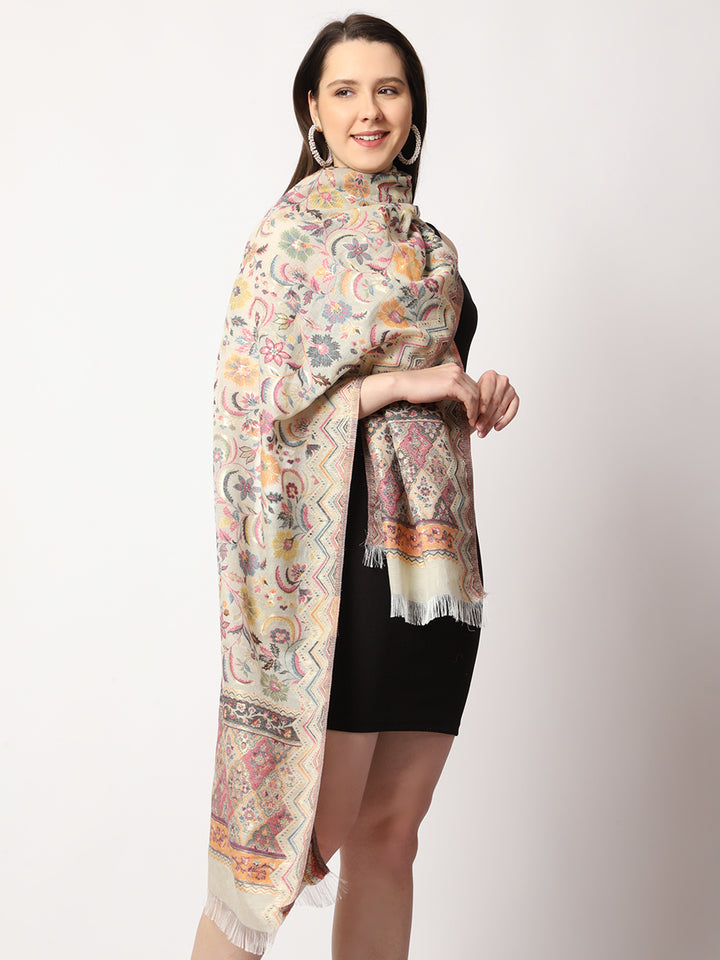 Women's Silk Kani Wool Stole